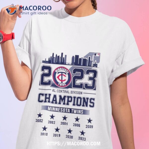 2023 Al Central Division Champions Minnesota Twins Shirt