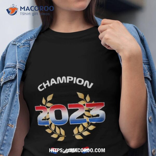 2023 F1 World Drivers’ Champion Max Verstappen T Shirt