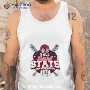 2023 fall baseball state championships shirt tank top