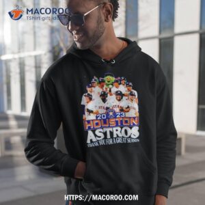 2023 Houston Astros Thank You For A Great Season Shirt