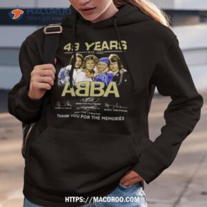 49 Years Abba Signatures Thanks You For The Memories Shirt