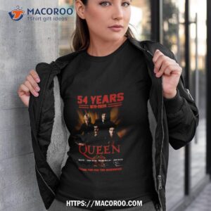 54 Years 1970 2024 Queen Thank You For The Memories Signatures T Shirt