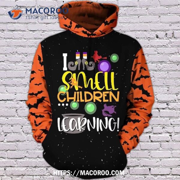 Hocus Pocus Focus I Smell Children Fall Bulletin Board Hoodies 3D