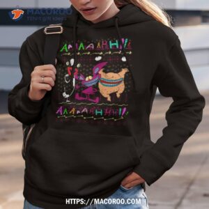 aaahh real monsters christmas scary fun shirt hoodie 3