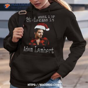 adam lambert christmas shirt hoodie 3