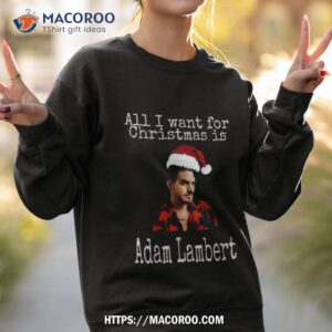 adam lambert christmas shirt sweatshirt 2