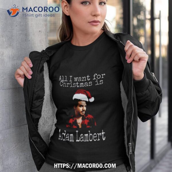 Adam Lambert Christmas Shirt