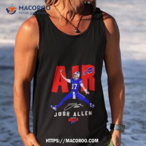 air buffalo bills josh allen signature shirt tank top