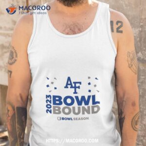 air force falcons 2023 bowl bound bow season logo t shirt tank top
