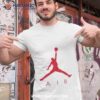Air Jordan 1 Match Jordan Jumpman Red Logo Shirt