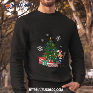 albert the fifth musketeer around the christmas tree shirt sweatshirt