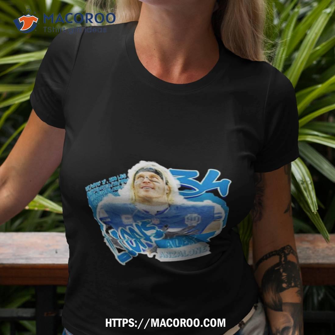 Alex Anzalone Football Paper Detroit Lions T Shirt Alex Anzalone Football Paper Detroit Lions T Shirt