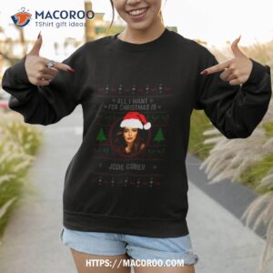All I Want For Christmas Is Jodie Comer Shirt 2 all i want for christmas is jodie comer shirt sweatshirt 1