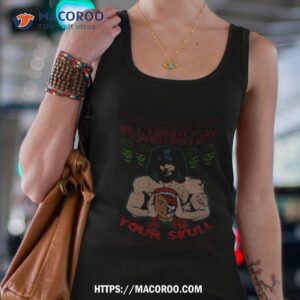 all i want for christmas is your skull shirt tank top 4