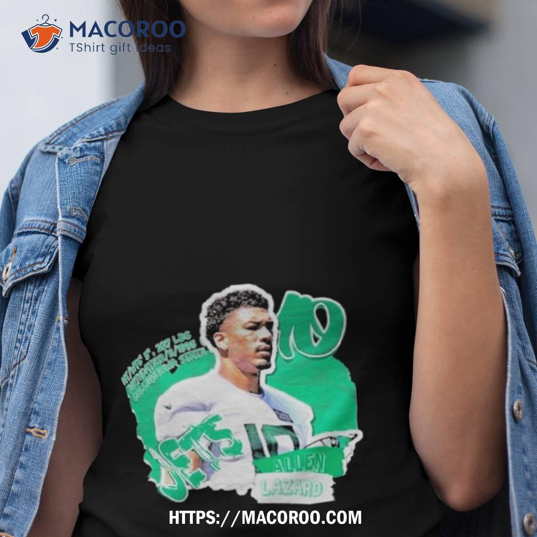 Allen Lazard Football Paper New York Jets T Shirt Allen Lazard Football Paper New York Jets T Shirt