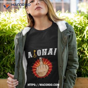 Aloha Middle Finger Locke And Key Funny Shirt