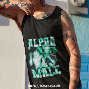 alpha male howling through the pain shirt tank top 1