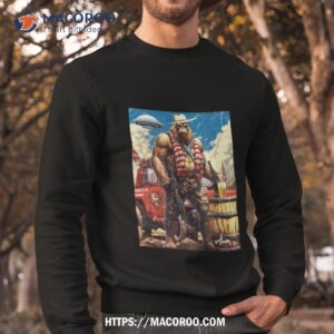 american bigfoot poster shirt sweatshirt