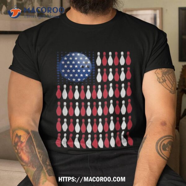 American Flag Bowling Shirt | Bowler Gifts For Team