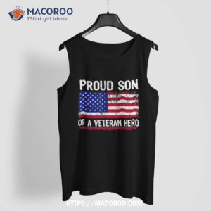 american flag patriotic son veterans day for kids shirt tank top