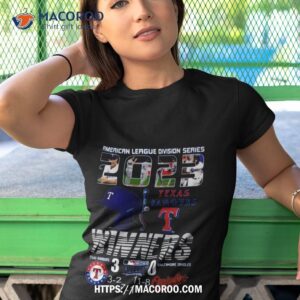 American League Division Series 2023 Texas Rangers Winners 3 – Baltimore Orioles 0 T Shirt