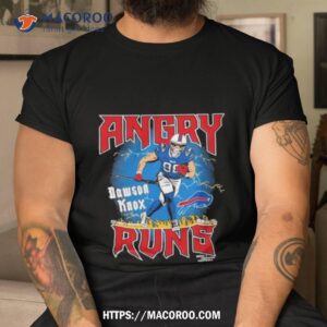 Angry Runs Dawson Knox Nfl Buffalo Bills 2023 Shirt