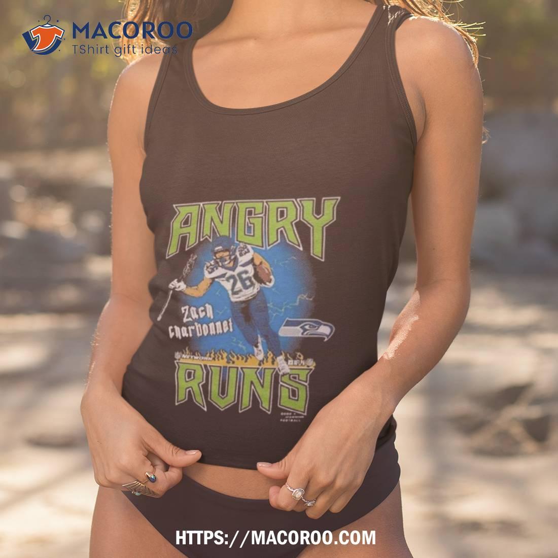 Angry Runs Seahawks Zach Charbonnet Shirt Angry Runs Seahawks Zach Charbonnet Shirt