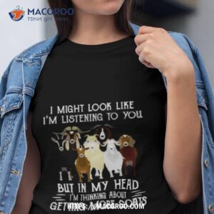 Animal In My Head I’m Thinking About Getting More Goats Shirt