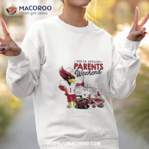 arizona cardinals delta upsilon parents weekend shirt sweatshirt 2