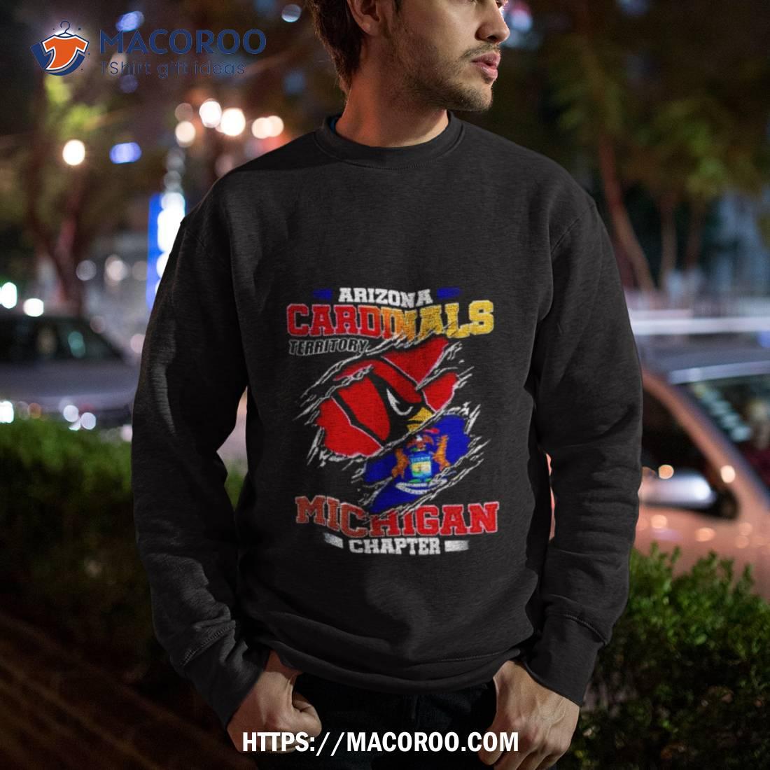 Arizona Cardinals Territory Michigan Chapter T Shirt Arizona Cardinals Territory Michigan Chapter T Shirt