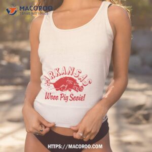 arkansas football wooo pig sooie shirt tank top 1