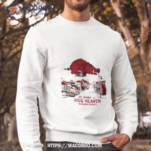 Arkansas Razorbacks At Home In Hog Heaven Dickson Street Shirt 2 arkansas razorbacks at home in hog heaven dickson street shirt sweatshirt