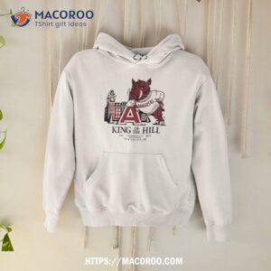 Arkansas Razorbacks King Of The Hill T Shirt 1 arkansas razorbacks king of the hill t shirt hoodie