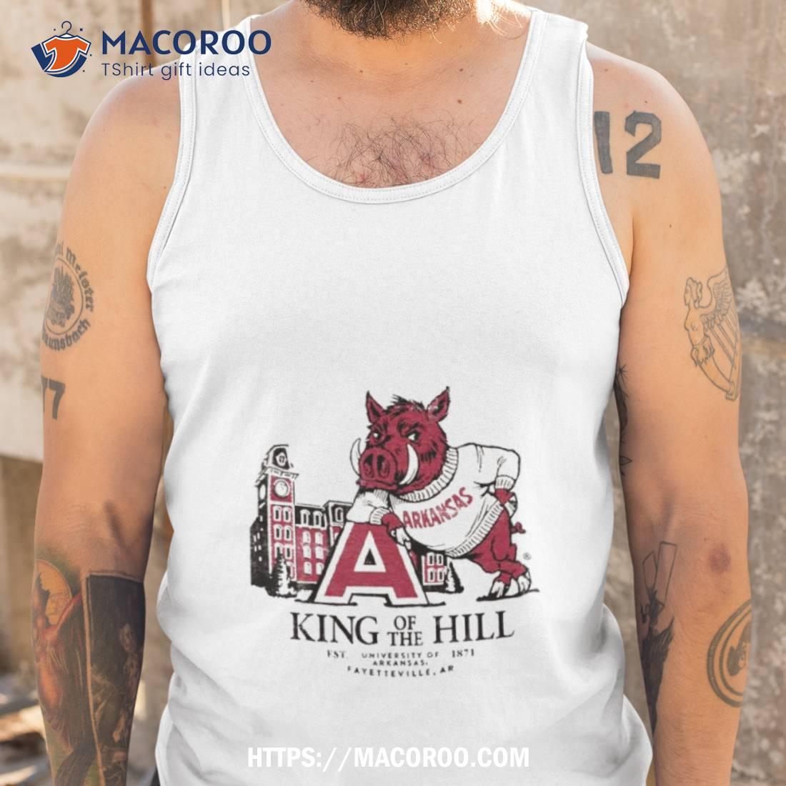 Arkansas Razorbacks King Of The Hill T Shirt Arkansas Razorbacks King Of The Hill T Shirt