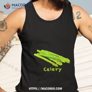 asparagus celery funny shirt tank top 3