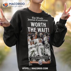 atlanta braves 2021 champs newspaper 1995 world series champion shirt sweatshirt 2
