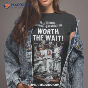 Atlanta Braves 2021 Champs Newspaper 1995 World Series Champion Shirt
