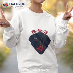 atlanta braves the 8 5 3 game money mike called game t shirt sweatshirt 2