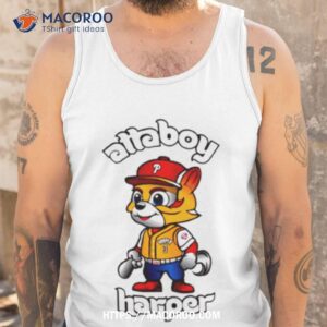 atta boy bryce harper philly cartoon shirt tank top
