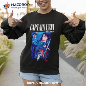 attack on titan captain levi collage shirt sweatshirt 1