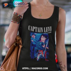 attack on titan captain levi collage shirt tank top 4