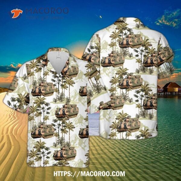 Australian Army M113as4 Armoured Personnel Carriers Hawaiian Shirt