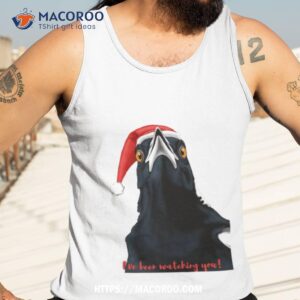 australian magpie christmas art shirt tank top 3