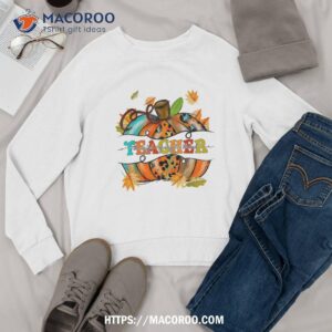 autumn fall outfit teacher thankful grateful blessed pumpkin shirt sweatshirt