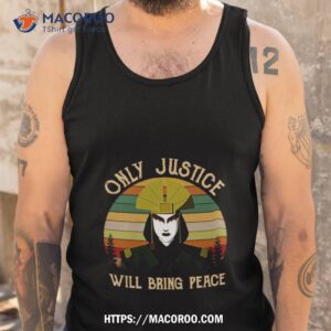 avatar kyoshi only justice will bring peace vintage 2023 shirt tank top