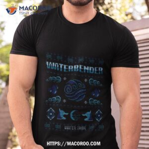 avatar waterbending katara christmas korra water shirt tshirt