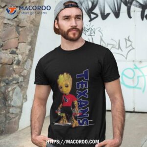 Baby Groot Houston Texans Logo T Shirt