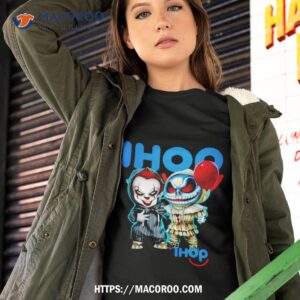 baby jack skellington and baby pennywise ihop halloween shirt tshirt 2