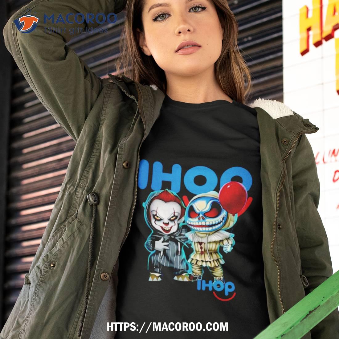 Baby Jack Skellington And Baby Pennywise Ihop Halloween Shirt Baby Jack Skellington And Baby Pennywise Ihop Halloween Shirt