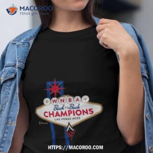 Back To Back Champions Las Vegas Aces Wnba Finals 2023 Champions Welcome To Vegas Stadium Essentials T Shirt
